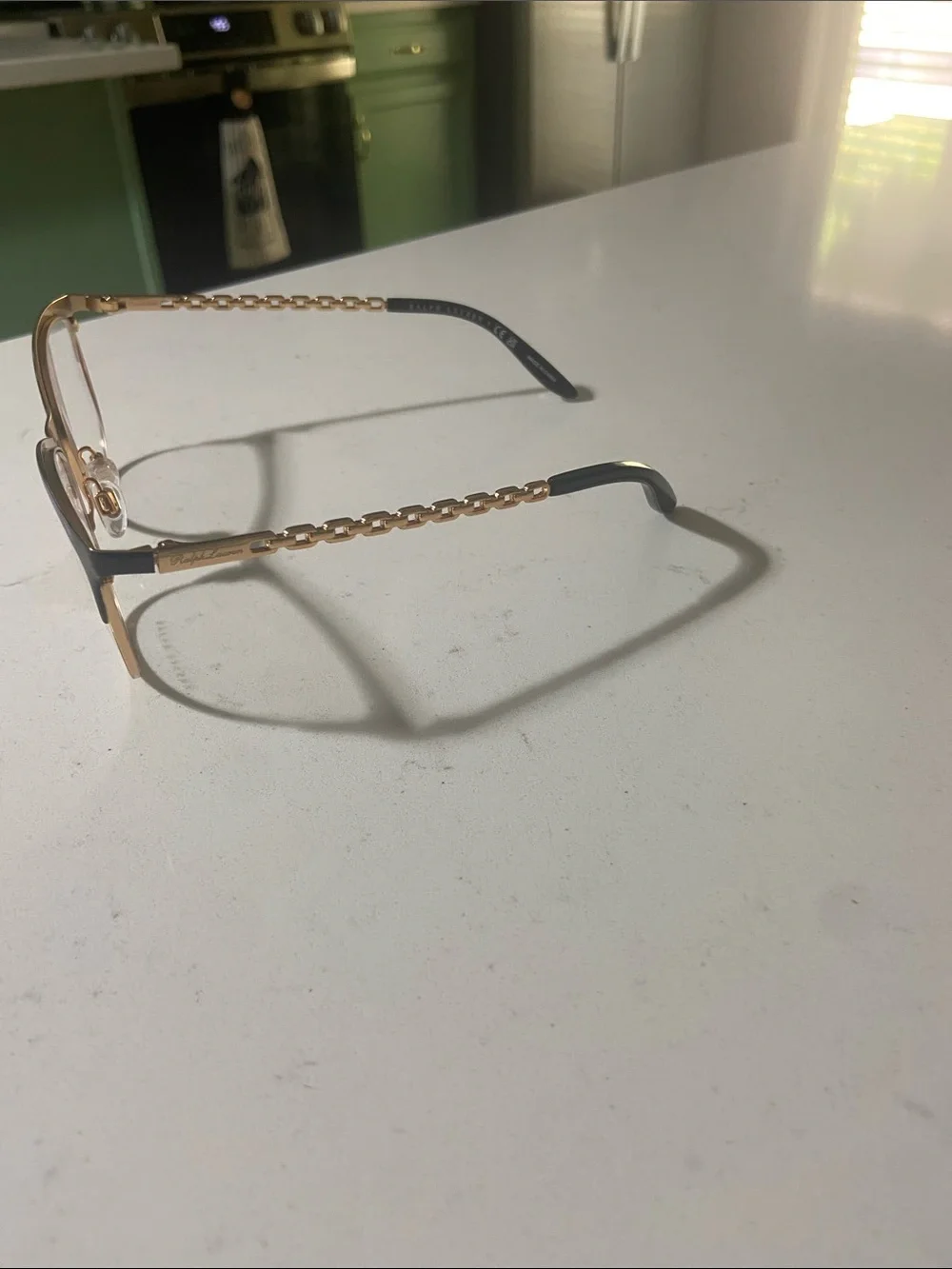 Ralph Lauren Women’s Two-Tone Cat Eye Eyeglass Frames - Gold & Black